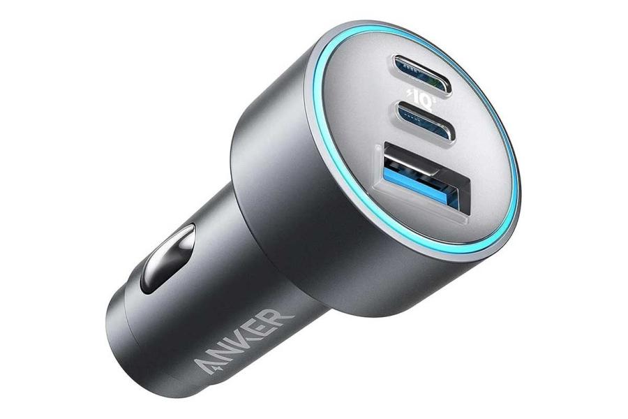 شارژر فندکی 67 وات انکر مدل A2736 | Anker 335 Car Charger | سه پورت | USB-C Fast Charge | گارانتی شرکتی